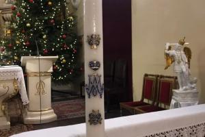 Msza Św. na zakończenie starego roku i poświęcenie świecy jubileuszowej (31.12)